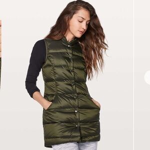 Lululemon athletica All Days Dark Olive Puffer vest